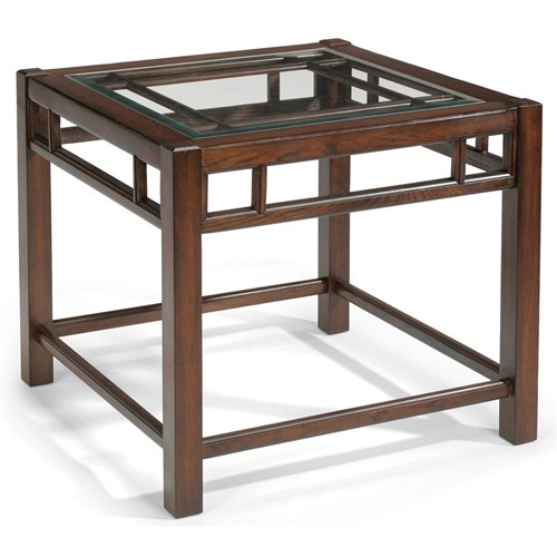 Glass top end table 2