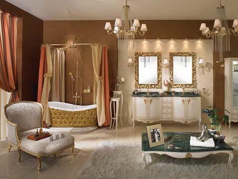 Rich and Royal Restroom Decorating
