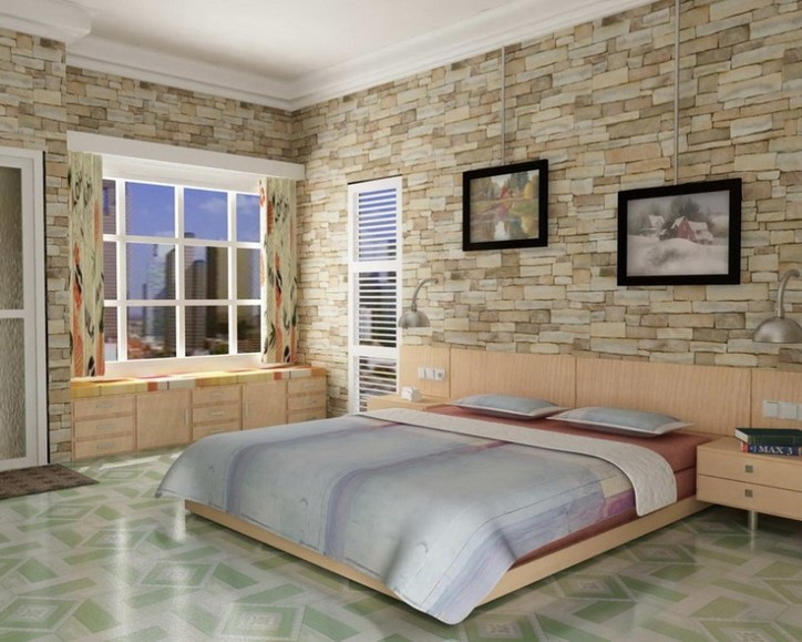 Stone interior walls design 2