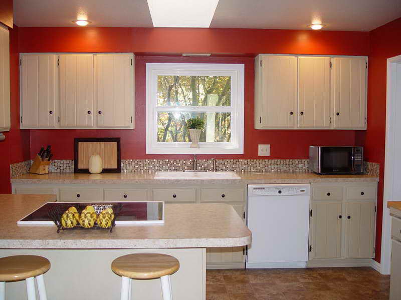 Kitchen paint colors red
