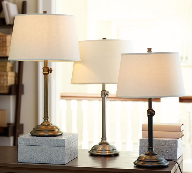Bedside table lamps traditional