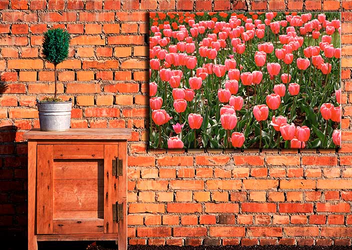 Outdoor patio wall art decor