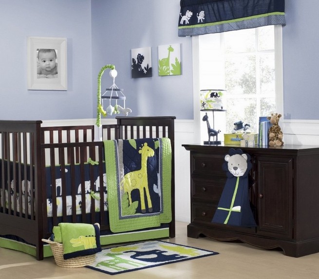 Boy bedroom ideas with black furniture