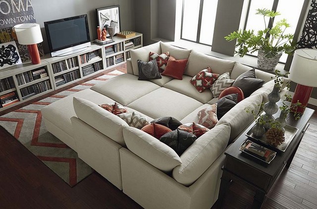 Small three piece sectional sofa