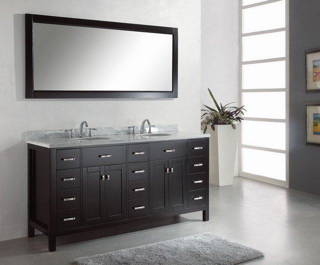 Framed mirrors espresso