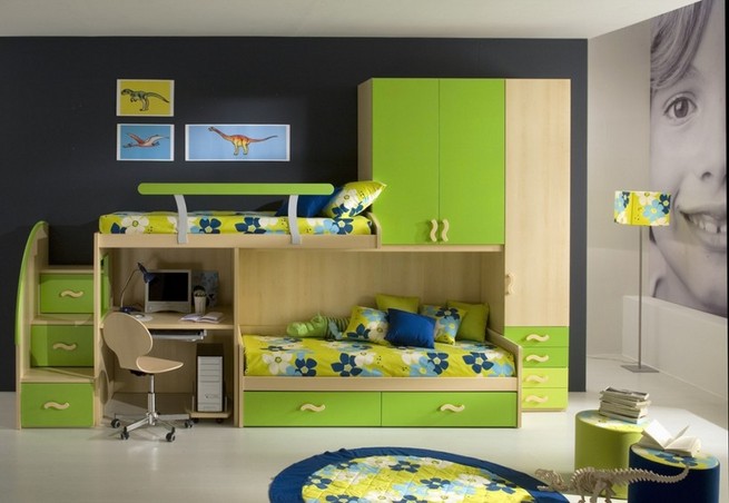Boy room ideas green