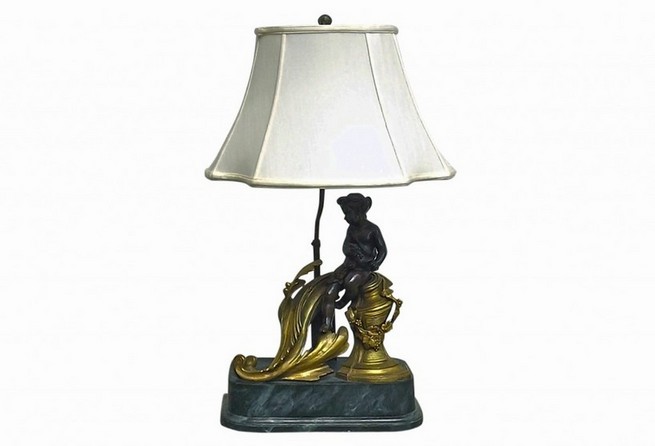 Antique bronze floor lamps