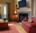 Design living room without fireplace