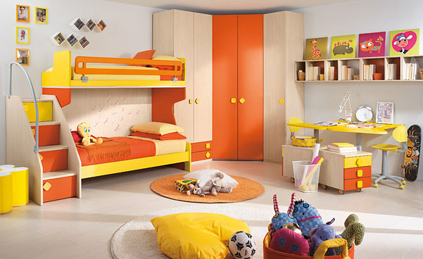 Boy room ideas orange