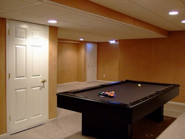 Basement with low ceiling ideas