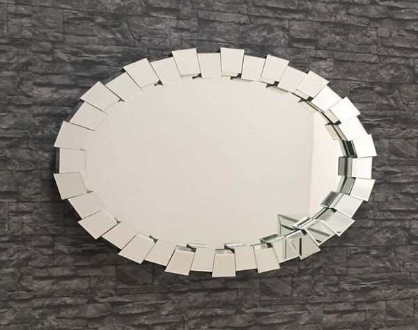 Framed glass mirrors