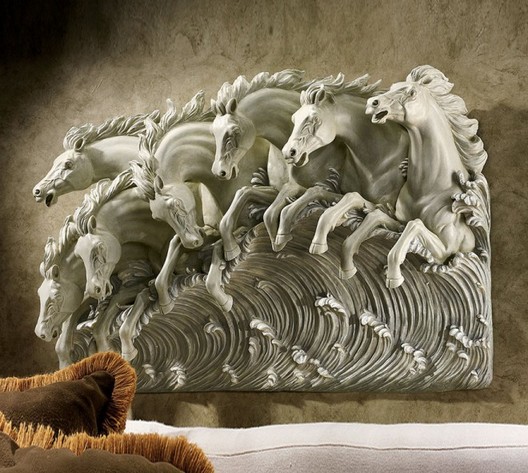Ceramic wall art for outdoors