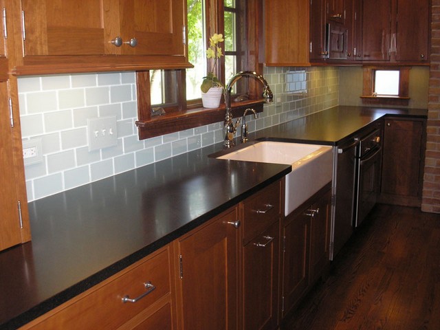 Kitchen backsplash tile white