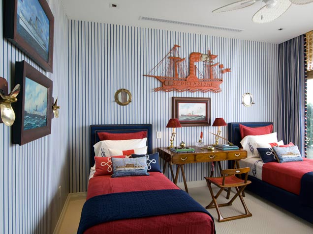 Boy room ideas red