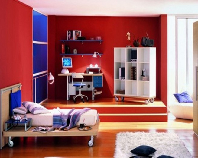 Boy room ideas red