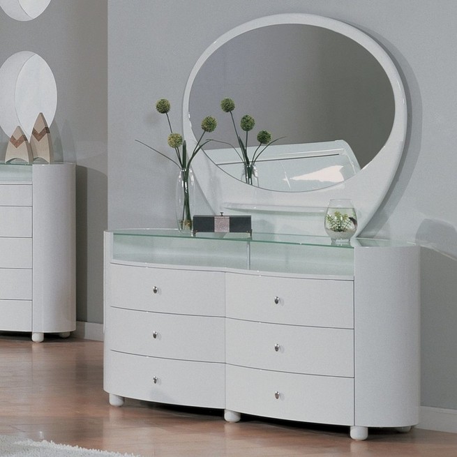 Beautiful white dressers in various styles