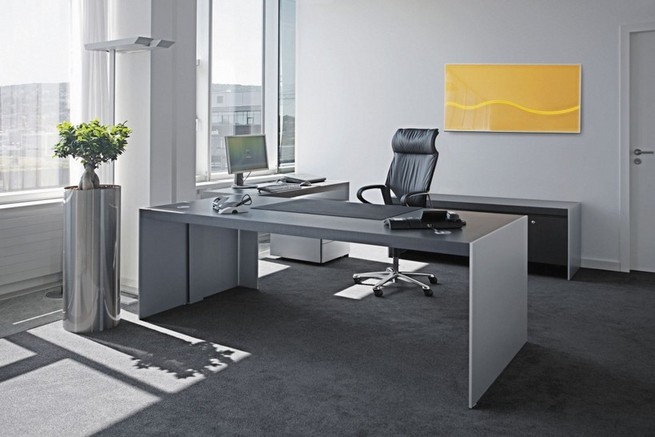 Modern minimalist computer desks furniture for home office designs