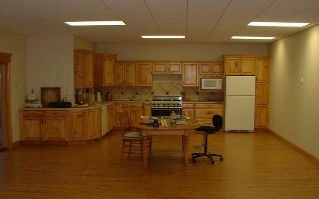 Basement lighting layout