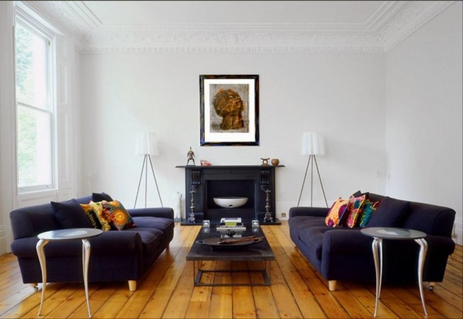 Design living room wall