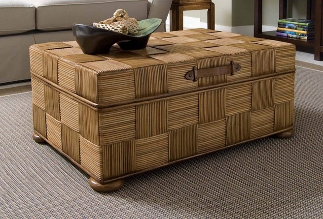 Storage chest end table