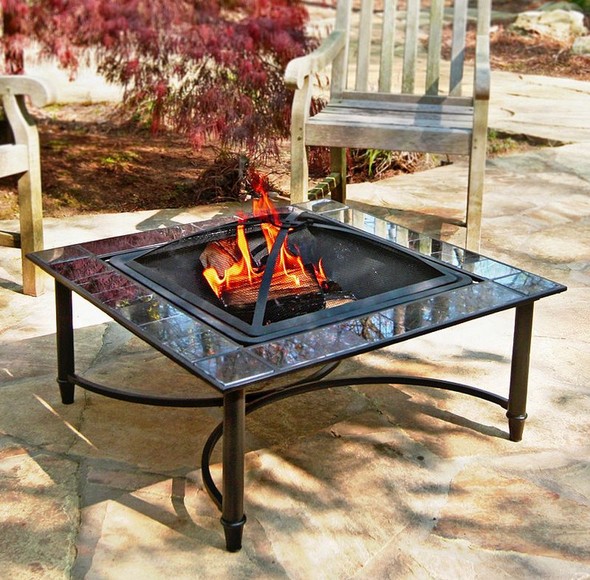 Square Coleman Fire Pit