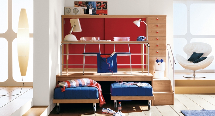 Bedroom furniture for a boy