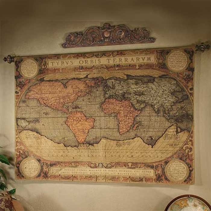 Top 7 photos World map tapestries for wall in the house