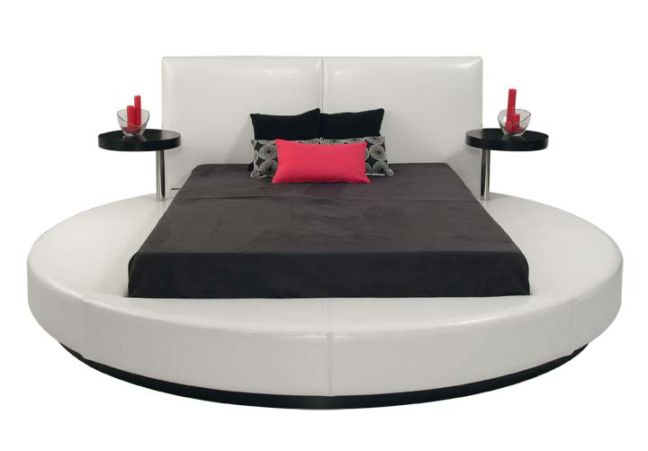 Round bed table