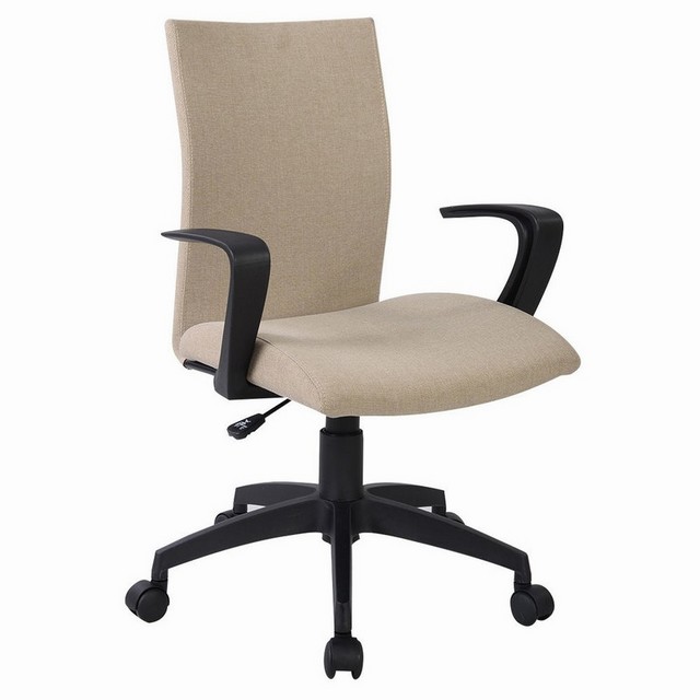 Off white computer chair