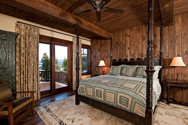 Rustic dining room window treatments
