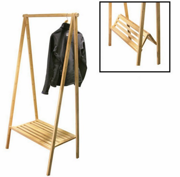 Portable Folding Clothes Rack