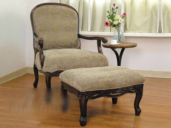 Bedroom chairs with ottoman