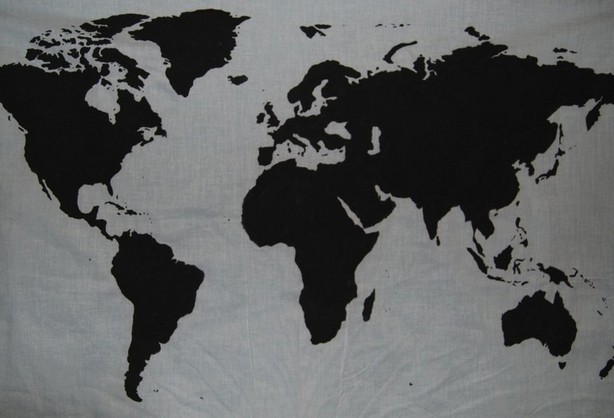 World Map Tapestries
