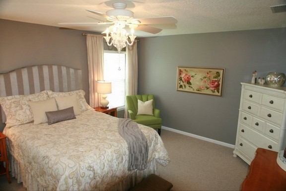 Bedroom chandelier with fan