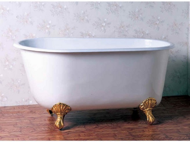 Cast iron bathtub deep