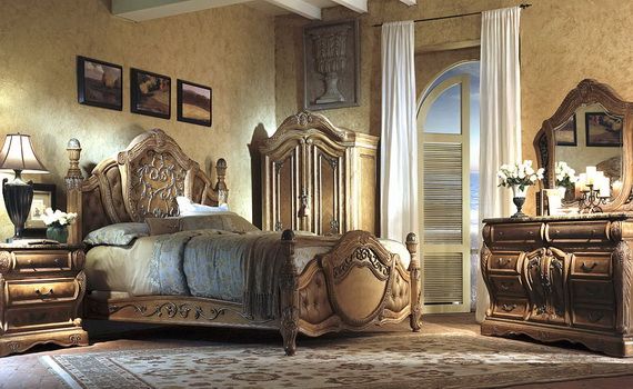 Luxury wooden bedroom furniture