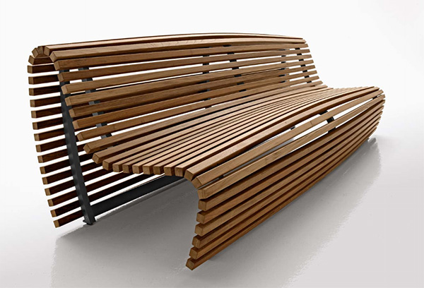 Patio bench modern