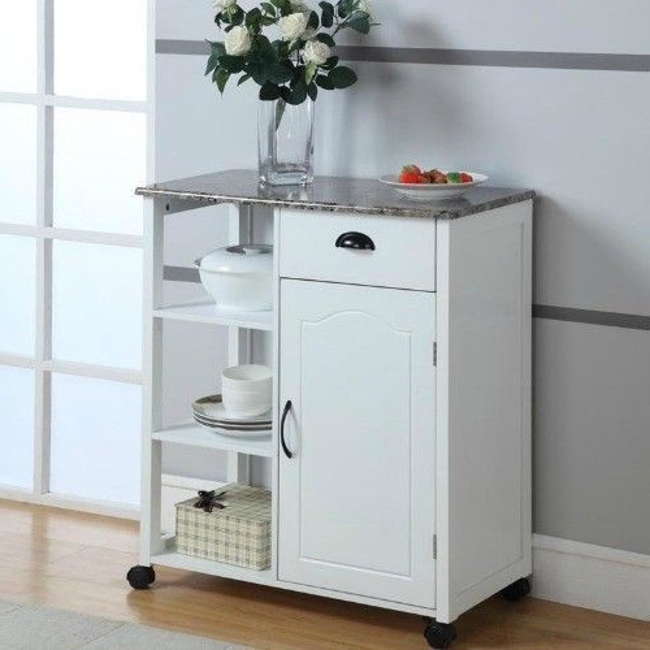 Kitchen storage cabinets on wheels