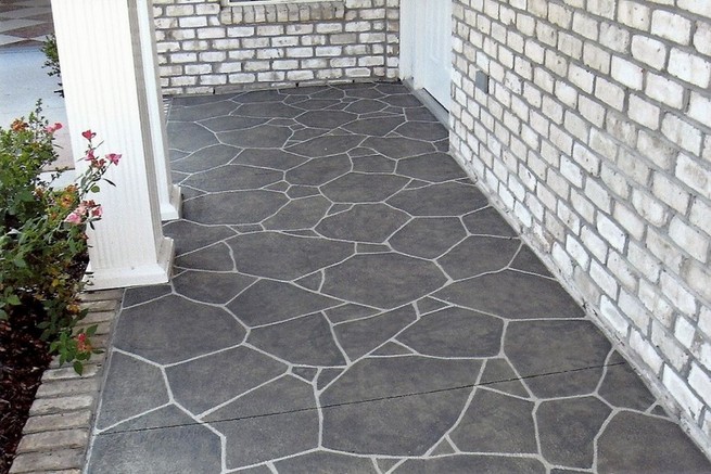 Painting Concrete Patios Designs