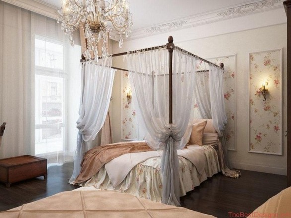 Canopy Bed Curtains Translucent