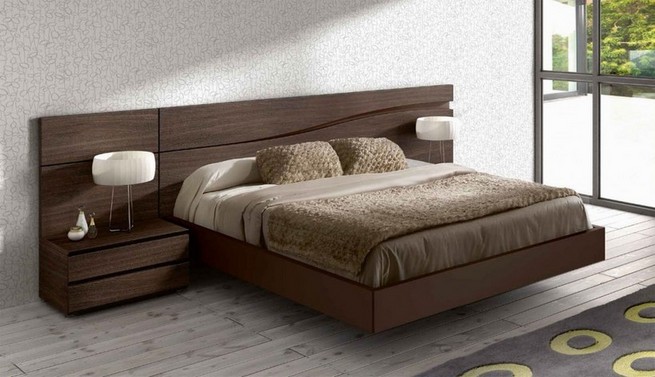Platform bed end tables