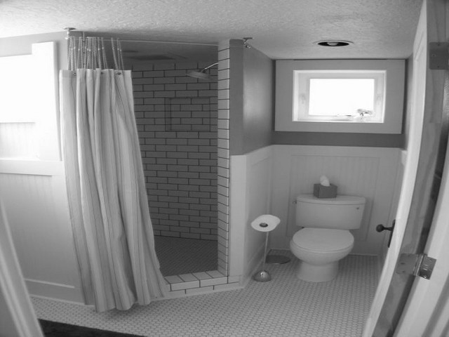 Arranging a basement bathroom