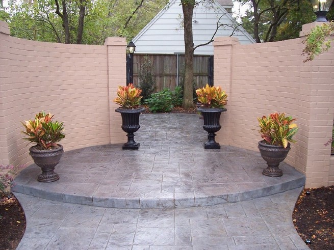 Painting Concrete Patio Walls