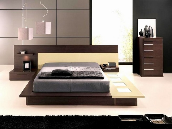 Platform bed double