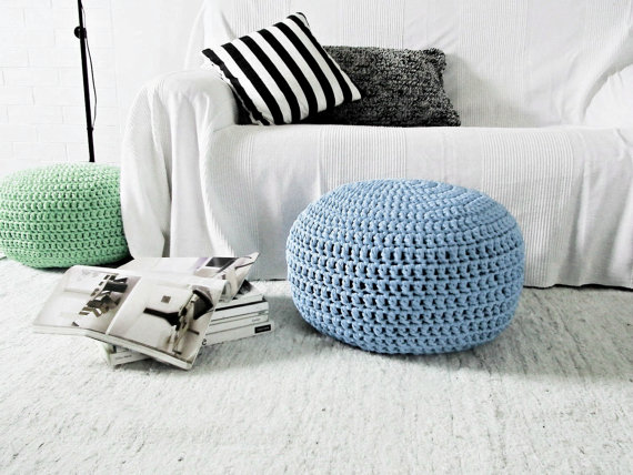 Pouf ottoman usage at home
