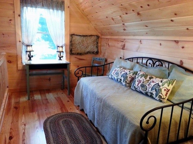 Blue Cabin Curtains