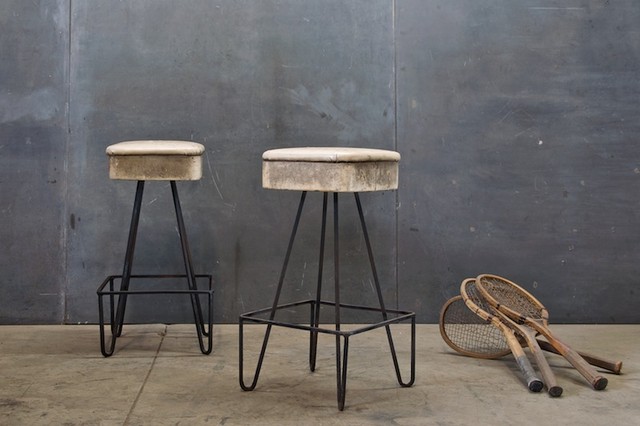 Modern industrial bar stool