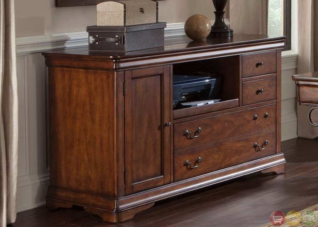 Traditional office credenza