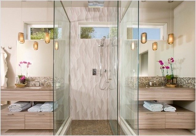 Small floating bathroom vanity