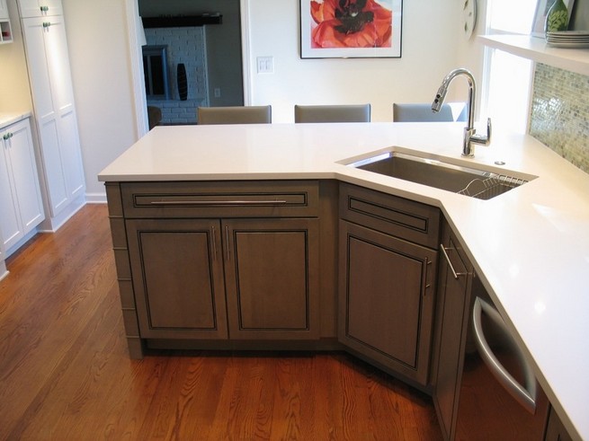 Corner kitchen sink pictures